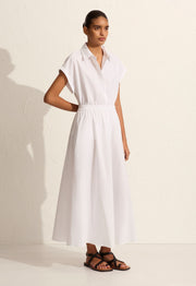 Relaxed Everyday Skirt - White - Matteau